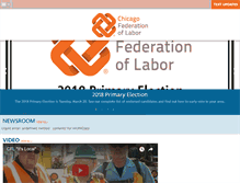 Tablet Screenshot of chicagolabor.org